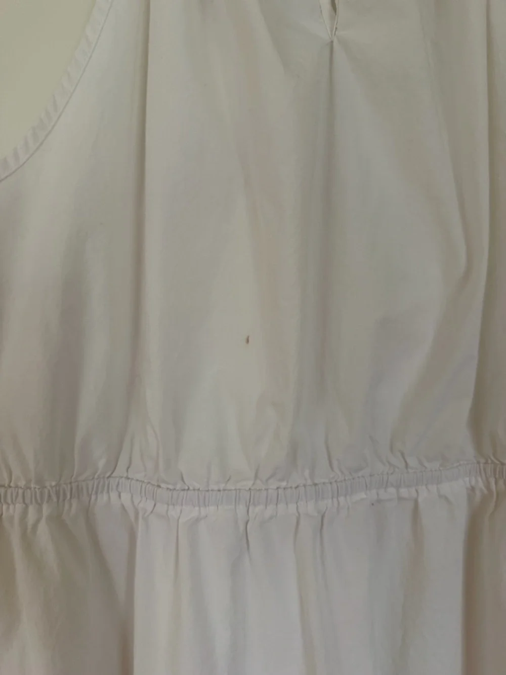H Halston White Tie-Shoulder Maxi Dress with Eyelet Hem - Picture 8 of 9